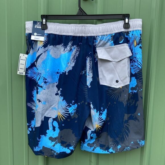 Men's E-Board Swim Trunks Shorts with UPF 50+, 9" Inseam, Size L - Picture 4 of 4